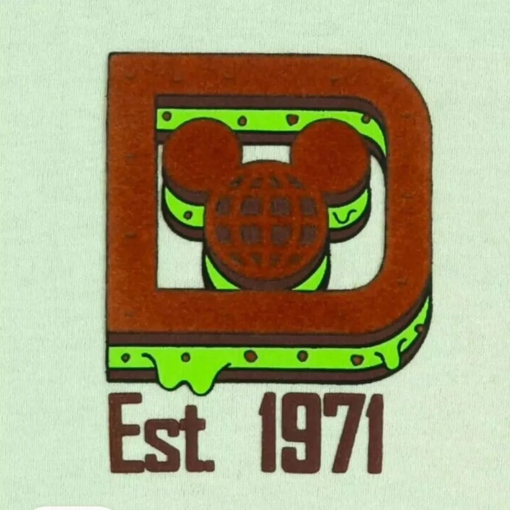 Disney World Disney Eats Mickey Mint Ice Cream Sandwich Spirit Jersey Adults - Picture 3 of 4